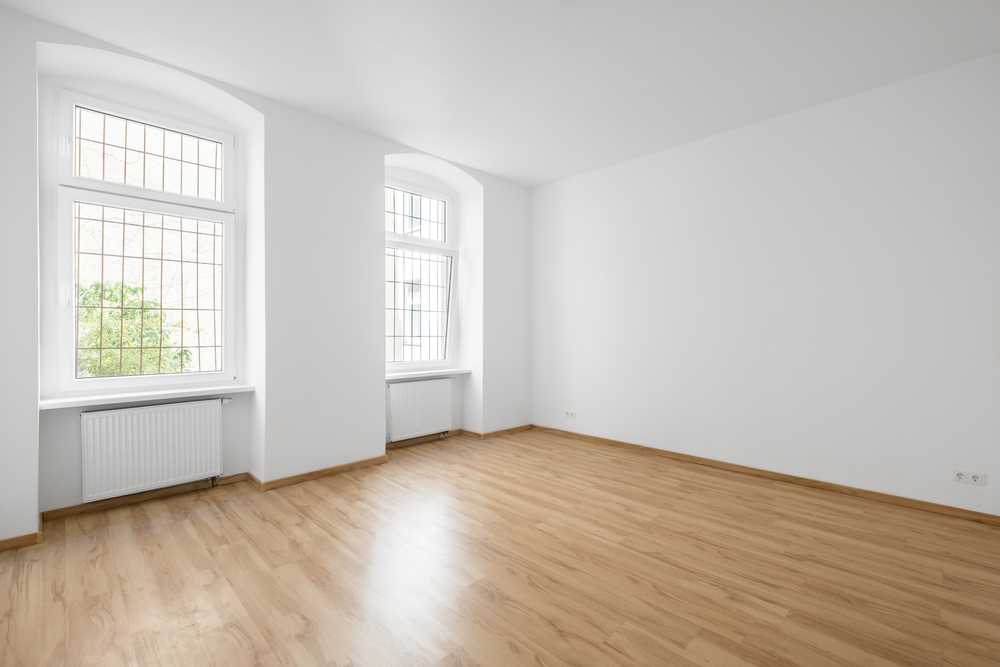 Dit is het resultaat van bouwbehang laten aanbrengen in je nieuwbouwwoning in Eindhoven.
